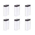 thumbnail image 1 of Yuarrent Contenedor de especias de 6 piezas, bote transparente para condimentos de sal, lata, caja de especias, tarros, cajas de condimentos de Cocina y Comedor, 1 of 6