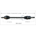thumbnail image 1 of TrakMotive CV Axle Shaft SB-8047 Premium; OEM Replacement, 1 of 5