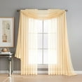 thumbnail image 2 of Diamond Sheer Voile Curtain Panels, 2 of 5