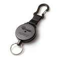 thumbnail image 3 of KEY-BAK 8 oz Retractable Polycarbonate Keychain with Carabiner and Split Ring- Black, 3 of 7