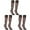 Black, variant on 4 Pairs Women’s Silk Thigh High Socks Nylon Hosiery for Party Tights Accessory Coffee One Size
