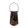 thumbnail image 2 of Garden Ironwork Hollow Solar Hanging Lamp Outdoor Waterproof Projection Lamp Garden Lamp, 2 of 6