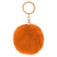 thumbnail image 3 of Lovely Fuzzy Ball Keychain Supple Comfortable Key Rings Adorable Practical Key Chains for Children Adults Elderly Students, 3 of 7