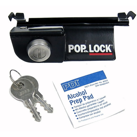 POP N lock Manual Tailgate Lock - Black - PL3400 Fits select: 2002-2008 DODGE RAM 1500, 2003-2009 DODGE RAM 2500