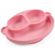 Durable silicone Baby Feeding Plate, Assorted Colors