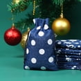 thumbnail image 2 of Big Sale ! ZBBMUYHGSA Home Textile Storage,Storage Case,Christmas Drawstring Pocket Snowflake Cotton Linen Gift Bag Linen Candy Storage Bag, 2 of 2
