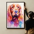 thumbnail image 4 of Sussex Spaniel Dog Gift - Art Bedroom - Graffiti Dog Wall Art For Living Room Large Size Modern Home Wall Decor Abstract Canvas Wall Art Ready to Hang Size 11''x17'', 24''x36'', 4 of 4