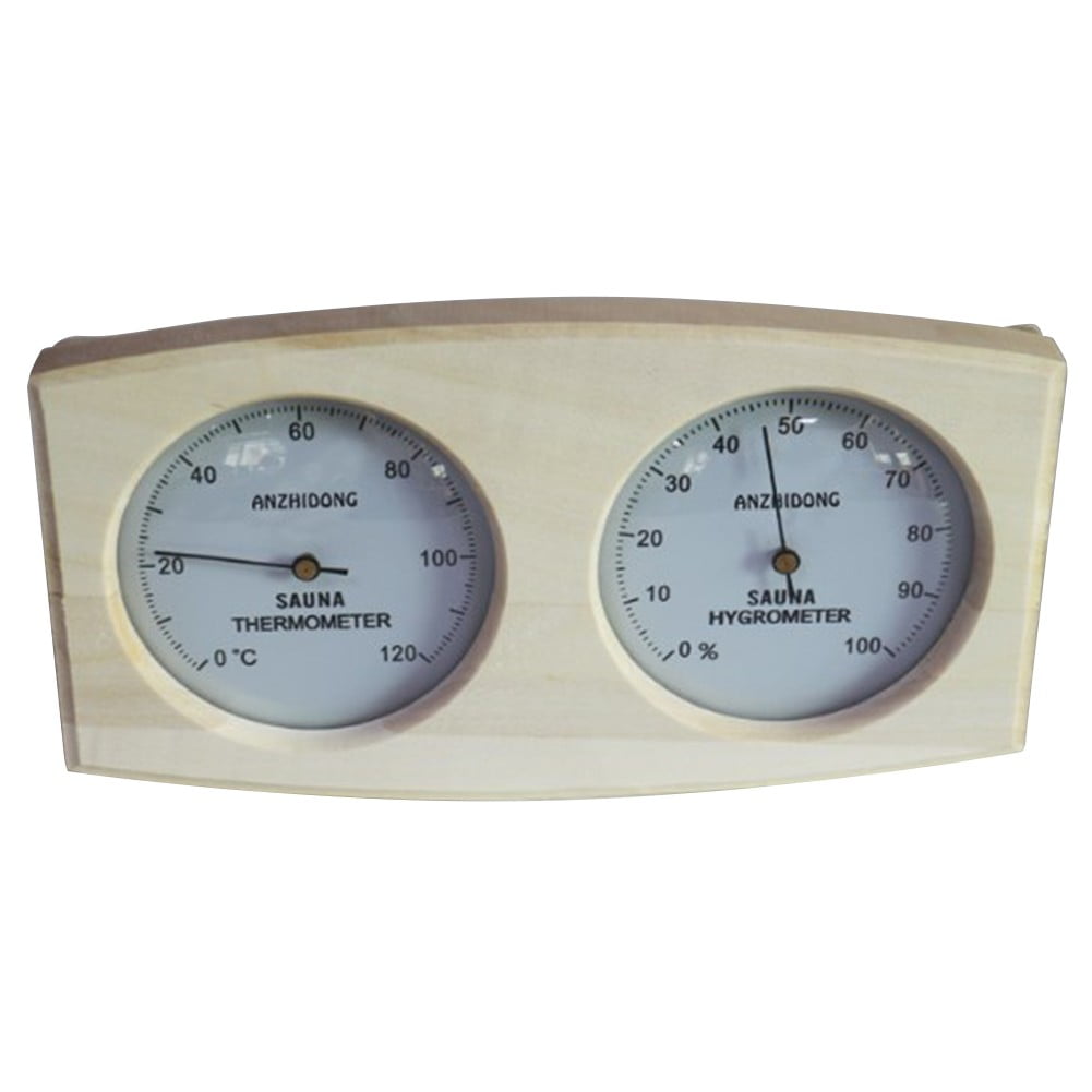 2 In 1 Wooden For Sauna Room Thermometer Hygrometer Steam Temperature Hygrometer