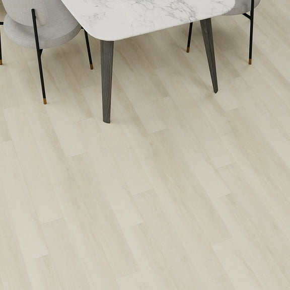 48"x7.2" SPC Composite Flooring; 12 Planks/Box (28.68 sq. ft/Box); 5mm Thick with 1mm IXPE Backing; 12 mil Wear Layer; Ultra-Quiet and Slip-Resistant