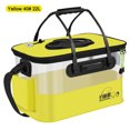thumbnail image 2 of FLhrweasw Cubo Pesca Con Fugas Contenedor Plegable para Peces Vivos (40 22L Amarillo), 2 of 8