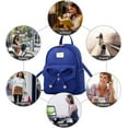thumbnail image 5 of SPEKSEE Bowknot Cute Leather Backpack Mini Backpack Purse for Women, 5 of 6