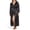 Black, variant on Nikrooz Women's Plus Size Stella Robe, Black, 1X