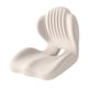 thumbnail image 3 of Cojín para silla de oficina con soporte lumbar, cómodo cojín de espuma viscoelástica para asiento y respaldo, almohadilla para silla de juego de coche Beige, 3 of 8