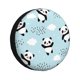 thumbnail image 1 of Fotbe Cute Panda Bear Funda de Llanta de Repuesto con Estampado, Engrosada, Ajuste Universal para Jeep, Remolque, RV, SUV, Camión-16 inch, 1 of 6