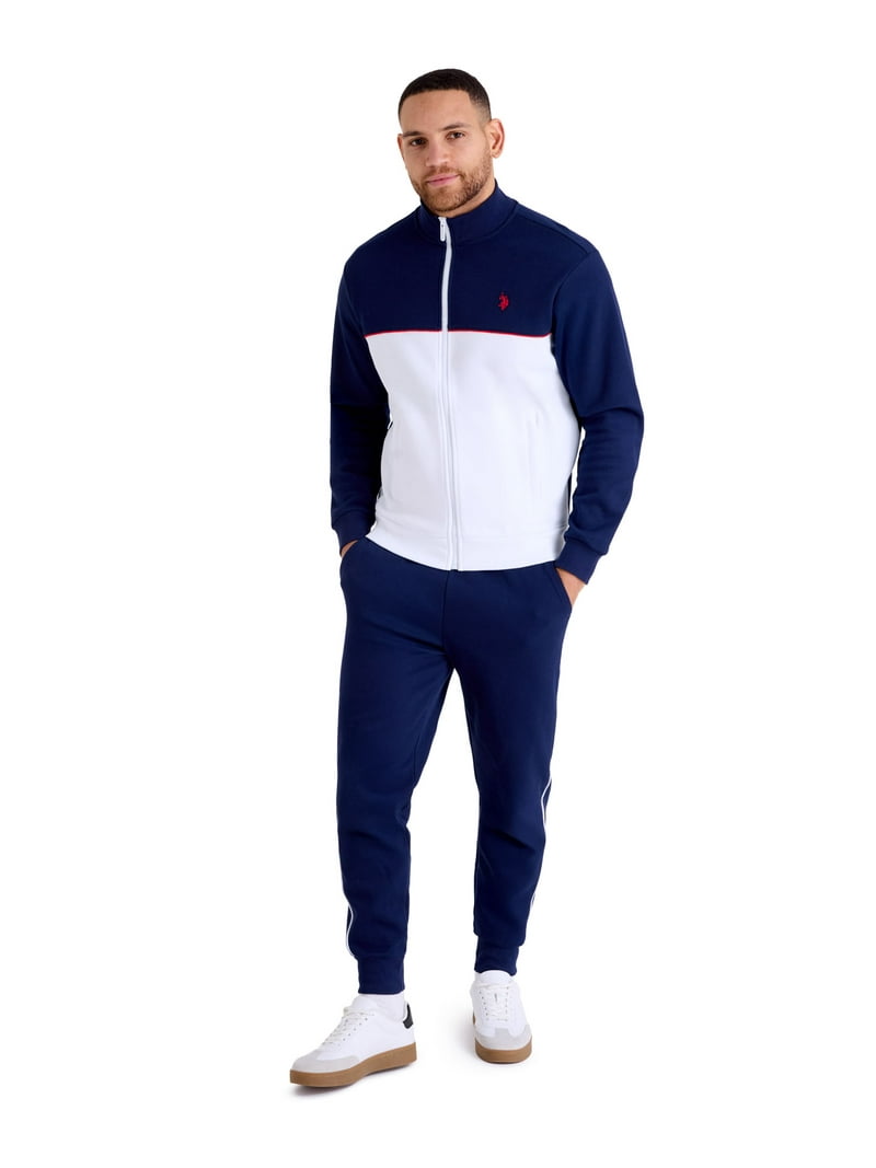 U.S. Polo Assn. Men's Modern Sport Colorblock Track Jacket