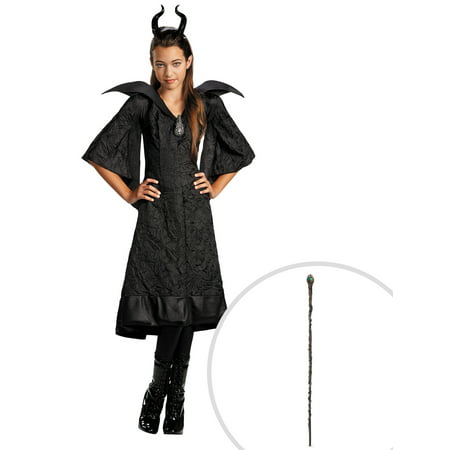 Maleficent Christening Black Gown Classic Costume for Girls and Queen Maleficent Classic 56