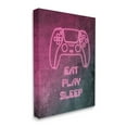 thumbnail image 3 of Stupell Industries Eat Play Sleep Pink Gamer Typography Painting Gallery Wrapped Canvas Print Wall Art, 30 x 40, 3 of 7
