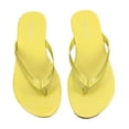thumbnail image 2 of EliteGoogv Womens Flip Flops Flat Thong Sandals For Women Summer Beach Slippers On Casual Outdoor Shoes Non Lightweight Footwear US :8, 2 of 9