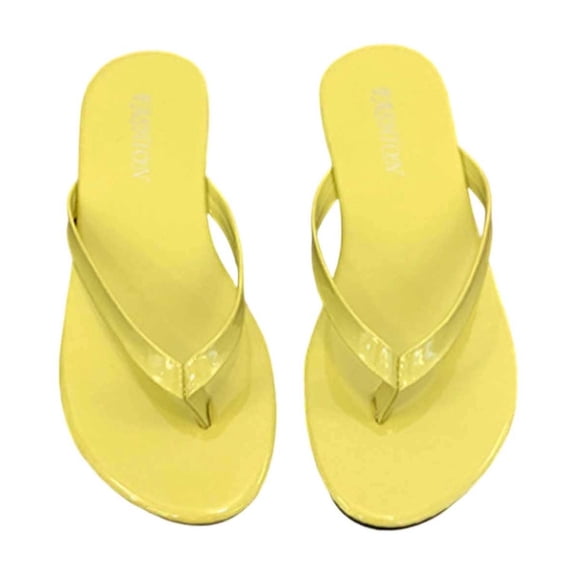 Shadoumai Flip Flops for Women Rubber Non- Cushion Foam Thong Sandals - Beach Bathroom Shower Indoor Outdoor Shoes