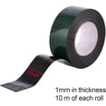 thumbnail image 5 of 4 Uds. Cinta de espuma de doble cara de 10m (50mm) cinta de esponja adhesiva impermeable, negra, PE, 5 of 5
