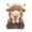 Style D, variant on CoudarTitie Spring Highland Cow Statue Animal Sculpture Home Decoration Realistic Chic Resin Style B