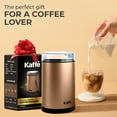 thumbnail image 4 of Kaffe Coffee Grinder Electric Copper, (3.5oz/14 Cup) w Free Cleaning Brush, 4 of 7