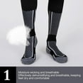 thumbnail image 4 of Thermal Knee High Warm Socks Men Women for Winter Skiing Snowboarding Hunting, 4 of 17