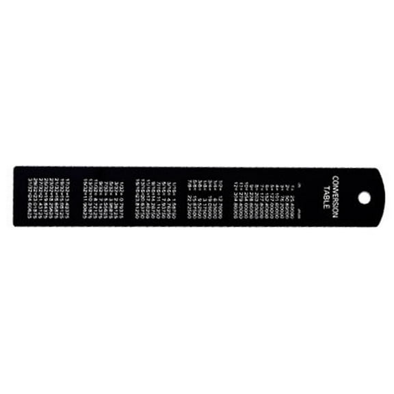 lixuesong Aluminum Ruler with Clear Scale Metric Measurement Ruler Easy to Carry for Machinists Students & Precise Drafting Tasks