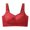 Red, variant on ZNQHFRE Women’s Custom Full‑Coverage Wireless Bra, Comfort No Underwire Everyday Bra, Seamless Shaping Support Bra For Daily Wear Beige L