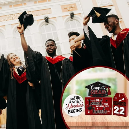 

2022 New Graduation Season Square Graduation Wooden Pendant Ornament
