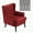 Burgundy, variant on Millwork Holdings,. Co Inc Elle Decor Celeste Tufted Velvet Accent Chair Teal