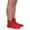 Red, variant on Jefferies Socks Womens Organic Cotton Seamless Turn Cuff Socks, 6 Pair