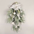 thumbnail image 4 of Corona navideña adorno navideño adornado por corona colgante decoración de Navidad, 4 of 4