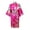 Bright Pink, variant on Medium Length Womens Robes, Sizes 2 to 18, Bride and Bridesmaid Robe - Floral Sleepwear