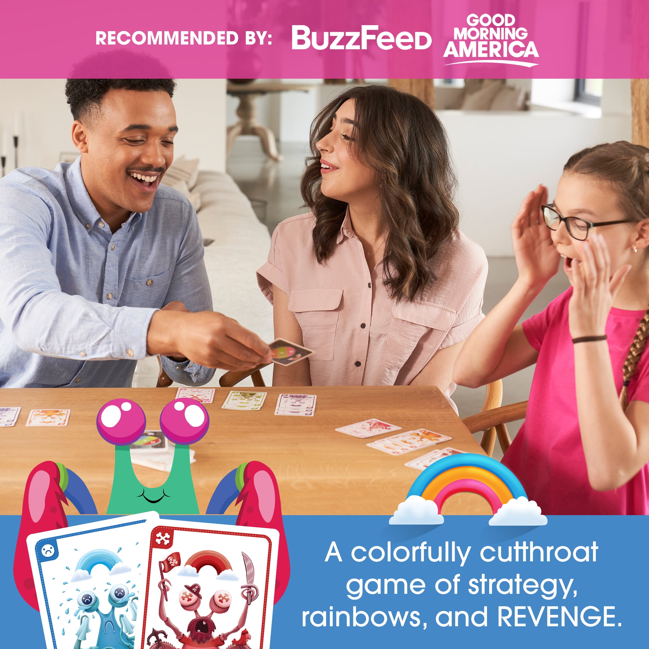 Exploding Kittens Mantis 2-6 Players - Ages 7+ - 10 Minutes to Play - Cutthroat Matching Card Game - Ideal for Party, Family Game Night, Kid and Adult