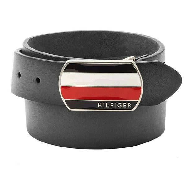 Tommy Hilfiger Tommy Hilfiger Men's Belt Classic Plaque Buckle Logo