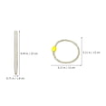 thumbnail image 2 of OUNONA 1 Set Hoop Game Rings with Wood for Interactive Playthings and Reaction Enhancement in Outdoor Games, 2 of 8