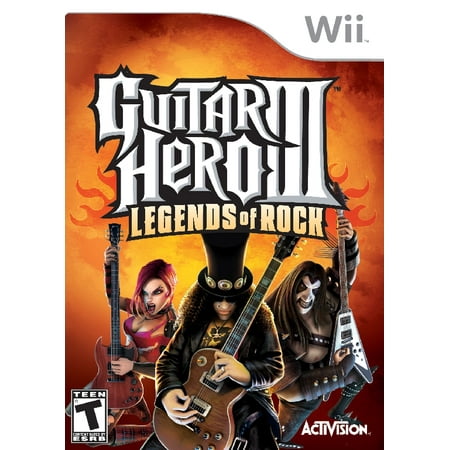 Guitar Hero III: Legends of Rock - Nintendo Wii (Game only) (Refurbished)