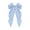 Blue, variant on Long Polka‑Dot Chiffon Bow Hair Clip, Oversized Elegant Spring Barrette for Women Back‑of‑Head Hairstyle Decoration