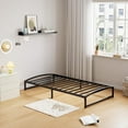 thumbnail image 7 of Profile Metal Bed Frame with Arch Headboard & Footboard, Heavy Duty Platform Base, Noise-Free, No Box Spring Needed, Easy Assembly, Twin, Black-10 inch, 7 of 7