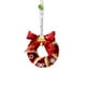 thumbnail image 4 of Navidad Arcoíris Adornos Enredadera Cerdito Colgar Doble Juego Wreath Ornamentos Bow Reindeer Accesorios Fiesta Hogar Exterior Exterior Jardín Exterior Escaparate Exterior,Adornos Navideños, 4 of 5