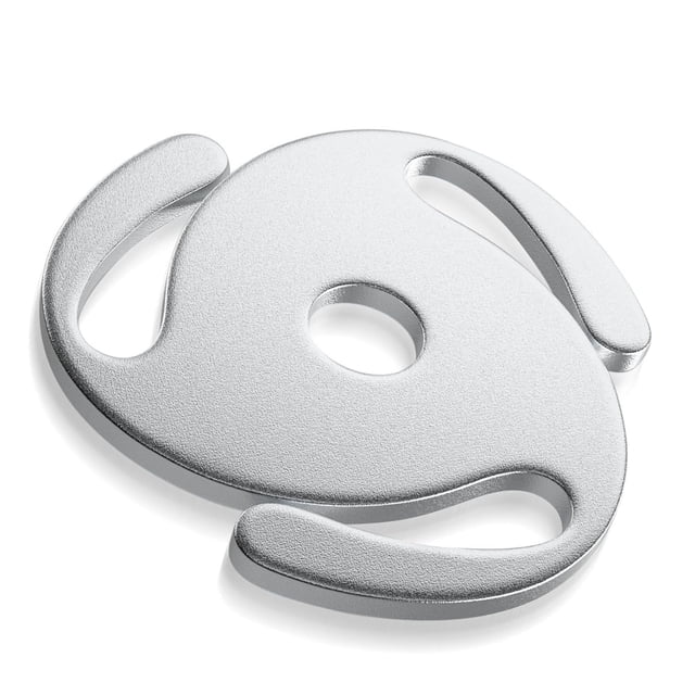 Solid Aluminum Alloy 45 RPM Record Adapter for Turntable – 7 Inch Spindle Insert with Anti Slip Design for DJs Audiophiles and Home Record Players