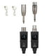thumbnail image 2 of 1 par de micrófono inalámbrico sistema UHF DSP transmisor receptor para micrófono dinámico, 2 of 5