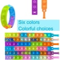 thumbnail image 2 of Pulsera Fidget Toy HUOGUO Push Pop, 12 unidades, para niños y adultos, 2 of 5