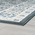 thumbnail image 5 of Traditional 2x3 Area Rug (2' x 3') Floral Dark Gray Indoor Scatter Easy to Clean, 5 of 10