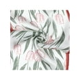 thumbnail image 4 of INSPIRE CHIC Women's Floral Printed Satin Scarf, Flowers Long Silky Hairband Headscarf Neck Scarves Neckerchief 41.3x10.2" Wine Red Tulip, 4 of 6