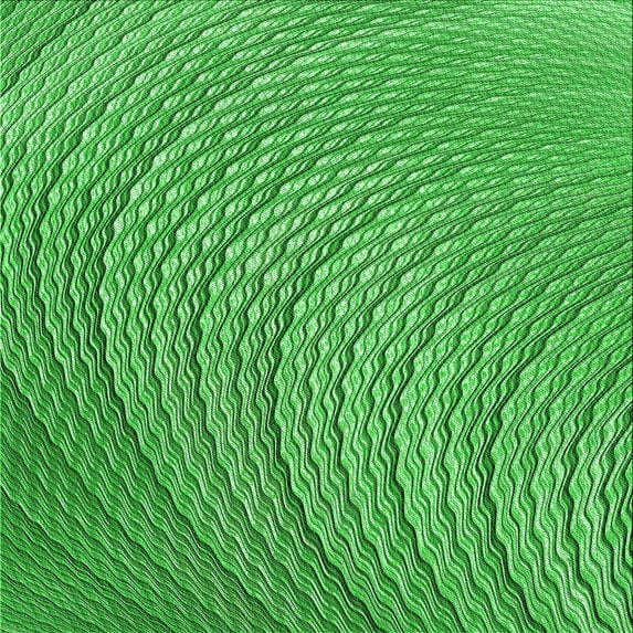 Ahgly Company Indoor Square Patterned Green Area Rugs, 5' Square