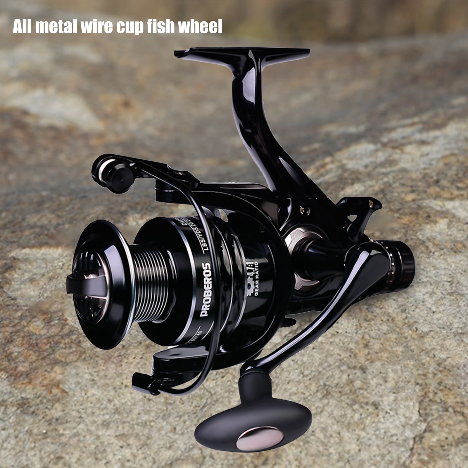 Generic Carbon Fiber Bodymetal Fishing Reel 191ball Bearing Gear Ratio  7.2:1 High Speed Carp Fishing Wheel Fishing Tackle 2000 Series