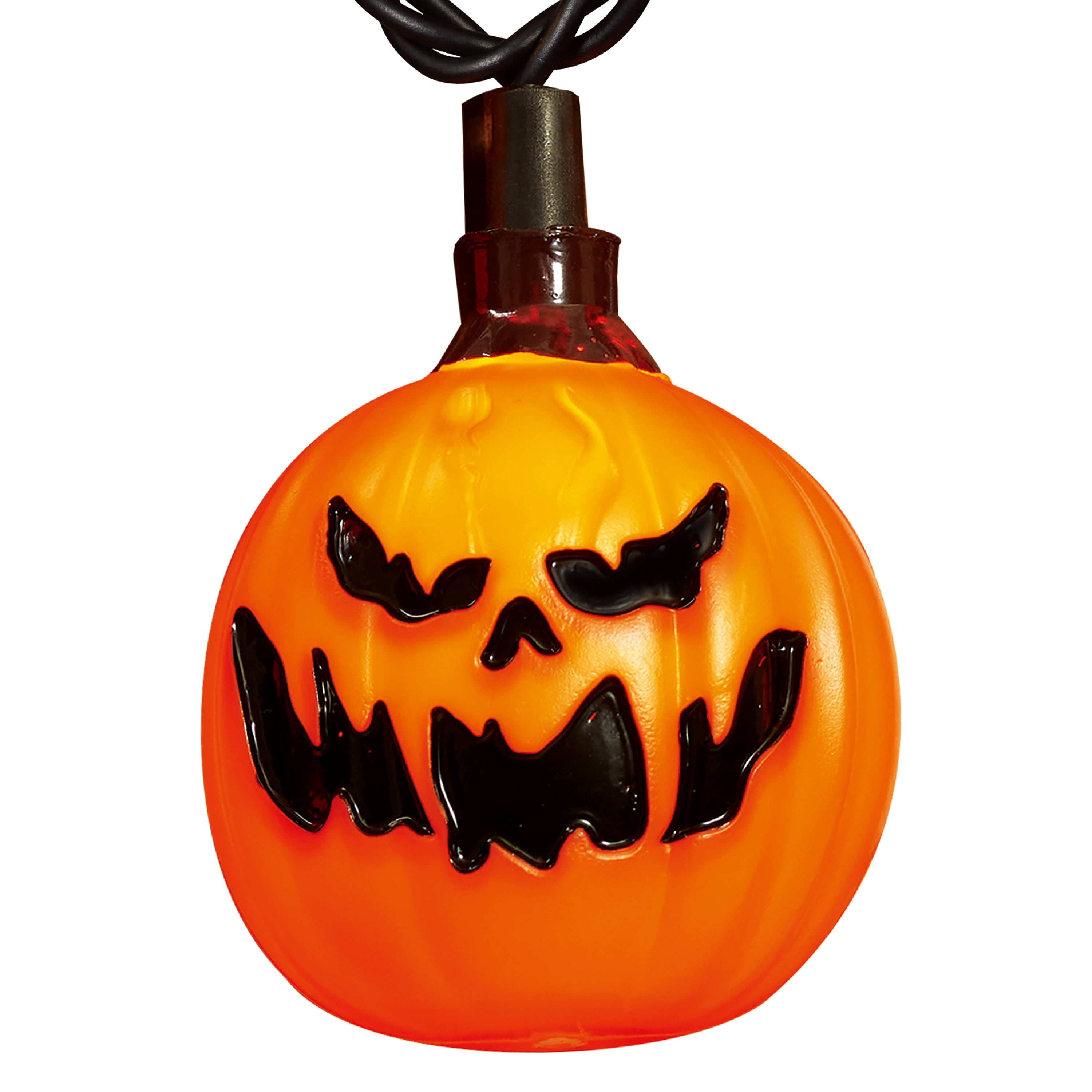 Indoor/Outdoor 10-Count LED Pumpkin String Lights, Warm White, 6.5', Halloween by Way To Celebrate
