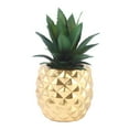 thumbnail image 1 of Décoration en Résine Fausse Verdure, Plante en Pot Ananas, 1 of 8